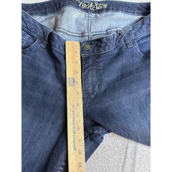 Old Navy The Rockstar Skinny Jeans Womens 18 Blue Medium Wash Stretch Denim - Picture 6 of 14